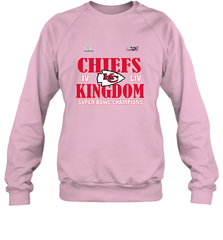 NFL Kansas City Chiefs Logo super bowl champions IV LIV Crewneck Sweatshirt Crewneck Sweatshirt - belovedtshirt
