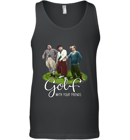 The Three Stooges Golf With Your Friends Men's Tank Top Men's Tank Top / Black / XS Men's Tank Top - belovedtshirt