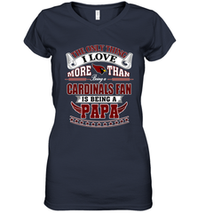 NFL The Only Thing I Love More Than Being A Arizona Cardinals Fan Is Being A Papa Football Women's V-Neck T-Shirt Women's V-Neck T-Shirt - belovedtshirt