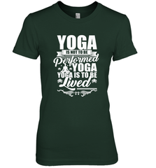 Yoga is More Than Yoga It's a Lifestyle Women's Premium T-Shirt Women's Premium T-Shirt - belovedtshirt