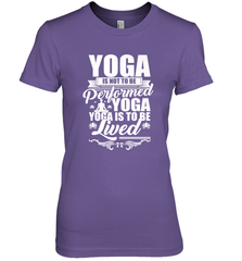 Yoga is More Than Yoga It's a Lifestyle Women's Premium T-Shirt Women's Premium T-Shirt - belovedtshirt