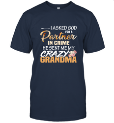 Crazy Grandma Partner in crime Men's T-Shirt
