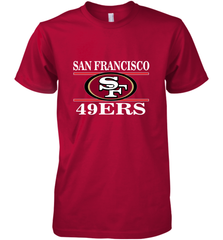 NFL San Francisco 49ers Logo Champion Men's Premium T-Shirt Men's Premium T-Shirt - belovedtshirt