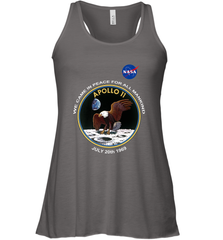 NASA Apollo 11 Moon Landing Women's Racerback Tank Women's Racerback Tank - belovedtshirt