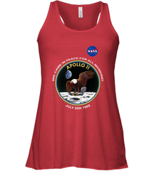 NASA Apollo 11 Moon Landing Women's Racerback Tank Women's Racerback Tank - belovedtshirt