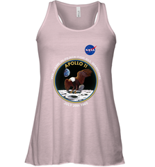 NASA Apollo 11 Moon Landing Women's Racerback Tank Women's Racerback Tank - belovedtshirt