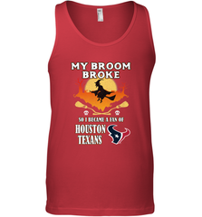 Broom Broke So I Became A Fan of Houston Texans  NFL Halloween Costume Men's Tank Top Men's Tank Top - belovedtshirt