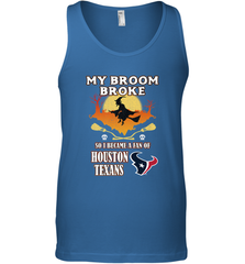 Broom Broke So I Became A Fan of Houston Texans  NFL Halloween Costume Men's Tank Top Men's Tank Top - belovedtshirt