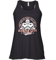 Vintage NFL Kansas City Football Logo Women's Racerback Tank