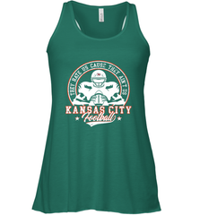 Vintage NFL Kansas City Football Logo Women's Racerback Tank Women's Racerback Tank - belovedtshirt