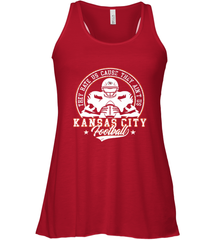 Vintage NFL Kansas City Football Logo Women's Racerback Tank Women's Racerback Tank - belovedtshirt