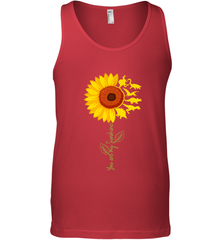 You're My Sunshine Sunflower Dinosaur T Rex Men's Tank Top Men's Tank Top - belovedtshirt