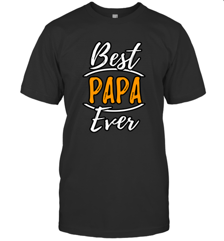 Best papa ever Men's T-Shirt Men's T-Shirt / Black / S Men's T-Shirt - belovedtshirt