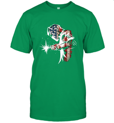 Welder American Flag USA Patriotic Welder Gift Men's T-Shirt Men's T-Shirt - belovedtshirt
