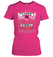 NFL The Only Thing I Love More Than Being A New York Giants Fan Is Being A Papa Football Women's T-Shirt Women's T-Shirt - belovedtshirt