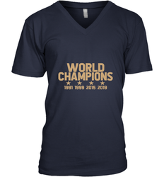 Us women's soccer team win world champions 4 four title 2019 Men's V-Neck
