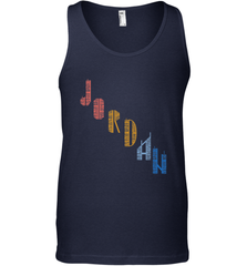 Vintage Jordan t shirt with Skyscarper Jordan Men's Tank Top Men's Tank Top - belovedtshirt