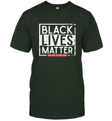 Say Black Lives Matter and No To Racism Human Rights Slogan Men's T-Shirt Men's T-Shirt - belovedtshirt
