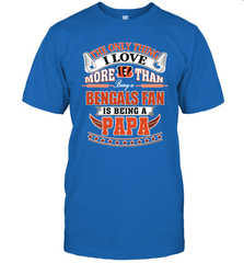 NFL The Only Thing I Love More Than Being A Cincinnati Bengals Fan Is Being A Papa Football Men's T-Shirt Men's T-Shirt - belovedtshirt