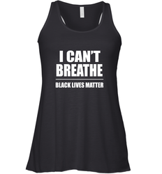 I can't breathe Black lives matter Women's Racerback Tank