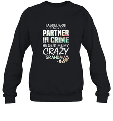 Crazy Grandma Crewneck Sweatshirt Crewneck Sweatshirt - belovedtshirt