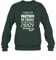 Crazy Grandma Crewneck Sweatshirt Crewneck Sweatshirt - belovedtshirt