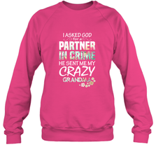 Crazy Grandma Crewneck Sweatshirt Crewneck Sweatshirt - belovedtshirt
