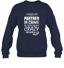 Crazy Grandma Crewneck Sweatshirt Crewneck Sweatshirt - belovedtshirt