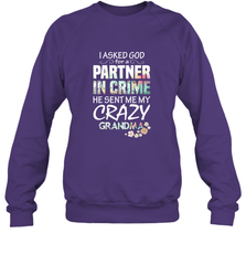 Crazy Grandma Crewneck Sweatshirt Crewneck Sweatshirt - belovedtshirt