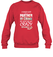 Crazy Grandma Crewneck Sweatshirt Crewneck Sweatshirt - belovedtshirt