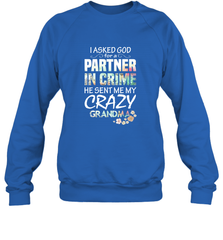 Crazy Grandma Crewneck Sweatshirt Crewneck Sweatshirt - belovedtshirt