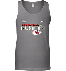 Youth Kansas City Chiefs NFL Pro Line by Fanatics Super Bowl LIV Champions Trophy Men's Tank Top Men's Tank Top - belovedtshirt