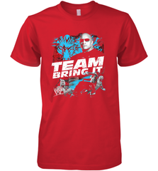 WWE The Rock Team Bring It Men's Premium T-Shirt Men's Premium T-Shirt - belovedtshirt