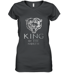 King of The North Bears Football Champions Gift Women's V-Neck T-Shirt Women's V-Neck T-Shirt - belovedtshirt