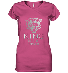 King of The North Bears Football Champions Gift Women's V-Neck T-Shirt Women's V-Neck T-Shirt - belovedtshirt