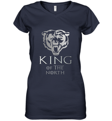 King of The North Bears Football Champions Gift Women's V-Neck T-Shirt