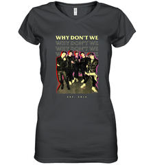 Why Don't We Vintage Rockers Women's V-Neck T-Shirt Women's V-Neck T-Shirt - belovedtshirt