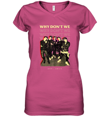 Why Don't We Vintage Rockers Women's V-Neck T-Shirt Women's V-Neck T-Shirt - belovedtshirt