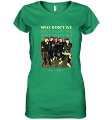 Why Don't We Vintage Rockers Women's V-Neck T-Shirt Women's V-Neck T-Shirt - belovedtshirt