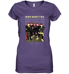 Why Don't We Vintage Rockers Women's V-Neck T-Shirt Women's V-Neck T-Shirt - belovedtshirt