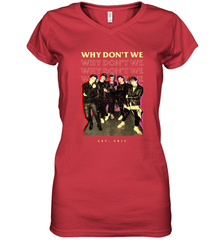 Why Don't We Vintage Rockers Women's V-Neck T-Shirt Women's V-Neck T-Shirt - belovedtshirt