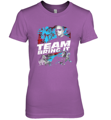WWE The Rock Team Bring It Women's Premium T-Shirt Women's Premium T-Shirt - belovedtshirt