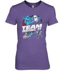 WWE The Rock Team Bring It Women's Premium T-Shirt Women's Premium T-Shirt - belovedtshirt