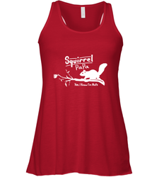 Mens Squirrel Papa Art Father's Day Gift Women's Racerback Tank