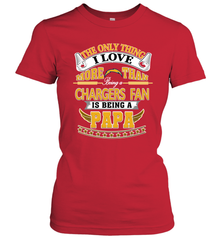 NFL The Only Thing I Love More Than Being A Los Angeles Chargers Fan Is Being A Papa Football Women's T-Shirt Women's T-Shirt - belovedtshirt