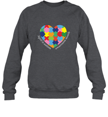 April is autism awareness month T shirt Crewneck Sweatshirt Crewneck Sweatshirt - belovedtshirt