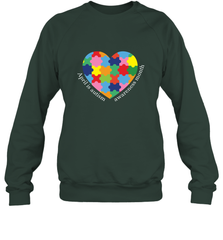 April is autism awareness month T shirt Crewneck Sweatshirt Crewneck Sweatshirt - belovedtshirt