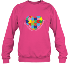April is autism awareness month T shirt Crewneck Sweatshirt Crewneck Sweatshirt - belovedtshirt