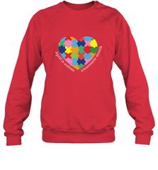 April is autism awareness month T shirt Crewneck Sweatshirt Crewneck Sweatshirt - belovedtshirt