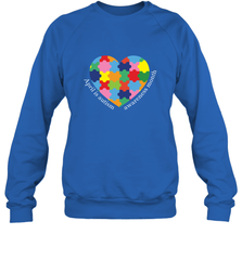 April is autism awareness month T shirt Crewneck Sweatshirt Crewneck Sweatshirt - belovedtshirt